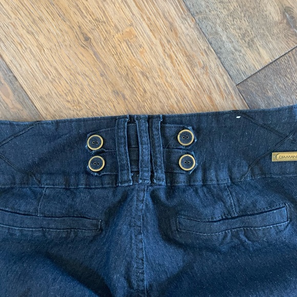 Diamanté Denim Jean Capri Pants - Picture 5 of 7